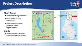 East Lake Road Corridor Study Presentation, May 18, 2022