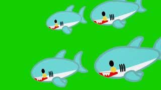 The Best Green Screen Collection of Shark Cartoons