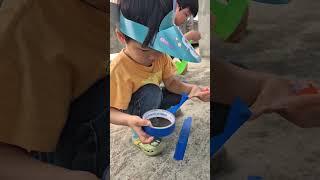 [삼남매이야기] 테이핑아트하는 삼남매~ 나름 계획에 따라 작품 만드는 중~ 작품은 마지막에 있어요 (2025.05) #테이핑 #작품 #예술 #삼남매 #온지시