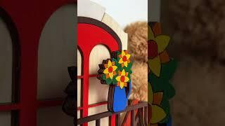 3D Decorative Layered Balcony Laser Cut, Layered Laser Art, DIY Fairy Balcony