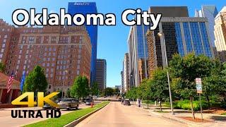 Driving Downtown Oklahoma City | Capital of Oklahoma | 4K