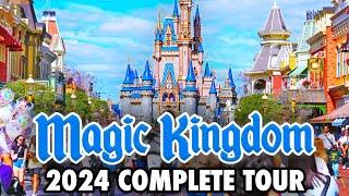 Magic Kingdom 2024 - Walkthrough & Rides at Walt Disney World [4K]