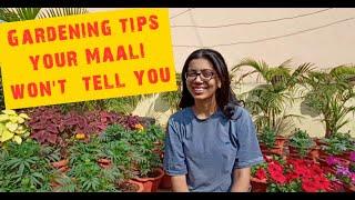 Gardening tips your Maali won't tell you || Gardening tips and tricks for Beginners