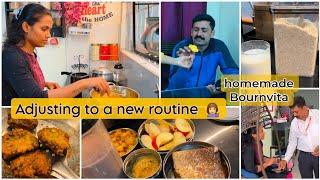 ‍️Full day Busy Routine | healthy breakfast to lunch recipe|homemade Bournvita 16Dec #vlog #video