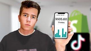 I Tried Dropshipping With Only $100 (insane results)