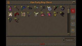 OSRSOld School Runescape Drop Parties And Clan Activities 