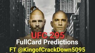 UFC295 FullCardPredictions FT @KingOfCrackdown5095 #ufc #ufcprediction #mma #bettingpicks #bestbets