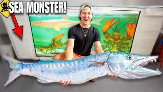 Catching SEA MONSTERS & WILD AQUARIUM FISH For My SALTWATER Lobster Aquarium!