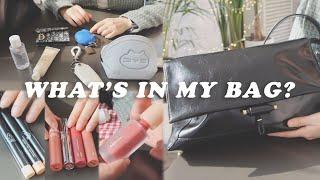 30만원 대 가방 20만원 대로 구매한 똑순이 크리에이터 제나의 what's in my bag (파우치공개, 디올 수지지갑, 인생립밤, 덕후의 신상립, 속눈썹영양제)