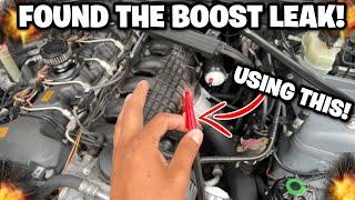 How To Find Boost Leak Using A Smoke Machine BMW N54