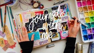 junk journal with me  finishing my journal