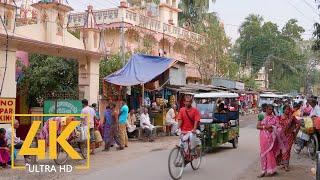 Vrindavan/Mayapur - 4K Travel Film - Dayli Life of Historical Indian Cities (Music and City Sounds)