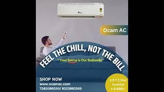 Split AC 1.5 Ton 5 * Inverter _Ocam Brand Air Conditioners