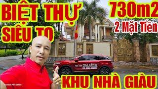 BIỆT THỰ SIÊU TO KHU NHÀ GIÀU GÓC 2 MẶT TIỀN CHỦ CẦN BÁN GẤP GIẢM GIÁ SÂU | #bietthusaigo