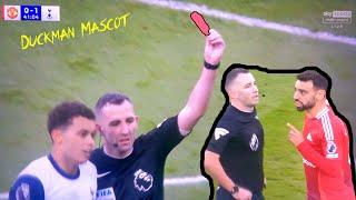 UnFair RED CARD || Surely VAR Steps In? || Bruno Fernandes RED CARD