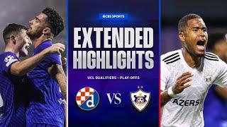 Dinamo Zagreb vs. Qarabağ: Extended Highlights | UCL Qualifiers - Play-offs | CBS Sports Golazo