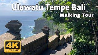 Uluwatu Temple Bali | Walking Tour | Bali, Indonesia | 4K