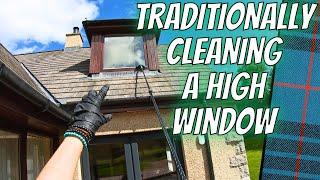 How To Traditionally Clean A High Window