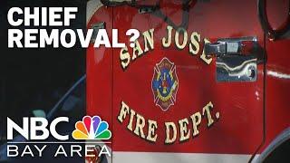 Advocates ask for removal of San Jose fire chief