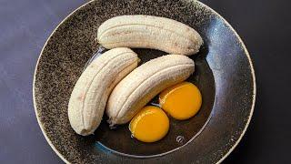 Just Add Eggs With Bananas Its So Delicious / Simple Breakfast Recipe / Healthy Cheap & Tasty Snacks