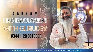 #live #344 Questions and Answers Gurudev AARYAM on 28 oct 2024 at 9pm #aaryam  #india #youtube