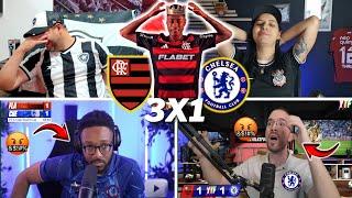 REAÇÕES DOS INGLESES E RIVAIS REVOLTADOS- FLAMENGO 3X1 CHELSEA- MUNDIAL DE CLUBES 2025- VAMOS RIR KK