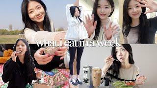 what i eat in a week(+ spring VLOG)