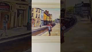 I saw an amazing Irish painting from an Irish town