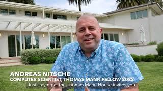 Andreas Nitsche on his Thomas Mann Fellowship