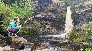 Fishing under a Mountain Waterfall - I’m SPEECHLESS! 