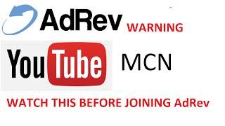 My experience with Adrev as Youtuber. Adrev MCN - review