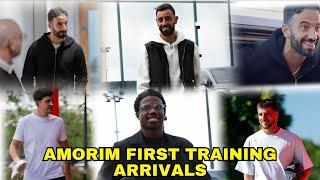 JUST IN! Manchester United Players Arrive For First Training Under Ruben Amorim.