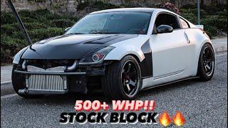 500WHP SINGLE TURBO 350Z HITS THE DYNO!!!