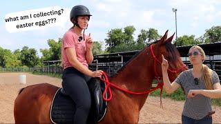 your FIRST Horse Back Riding lesson be like... 