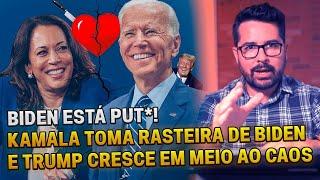 BIDEN ESTÁ PUT! Kamala Harris toma rasteira de Joe Biden e TRUMP começa a CRESCER