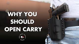 WHY you SHOULD open carry | JLS EP009