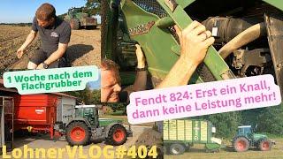 LohnerVLOG#404 Fendt 824 Vario, Knall und Leistungsverlust I Amazone Cobra Ergebnis nach einer Woche