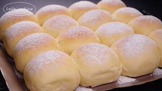 Super easy, super soft, cotton-like cream cheese bread that doesn't need a machine