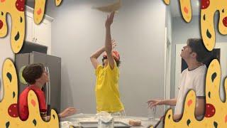 Baking Pizza blindfolded with Chris! - Sturniolo Triplets