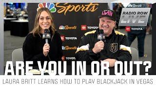 Radio Row Las Vegas: Learn the basics of Blackjack with Laura Britt | NBC Sports Bay Area