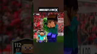 MINECRAFT x FIFA #shortsfeed #shorts #eafc24 #fc24 #minecraft