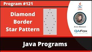 Java program to print diamond border star pattern