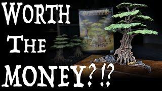 I Built My FIRST Model Kit EVER!!!! (Games Workshop Awakened Wyldwood Trees)