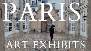 Exploring art galleries in Le Marais in Paris...