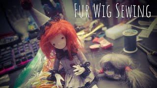 BJD Sewing || Fur Wigs for Pax