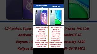 Samsung Galaxy F56 vs Vivo T4x 5G Comparison #shorts #short #galaxyf56 #vivot4x5g