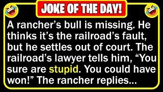  BEST JOKE OF THE DAY! - A big-city lawyer was representing the railroad in... | Funny Daily Jokes