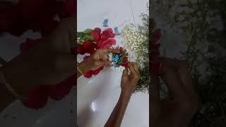 Isha beauty and fashion real flower billai making