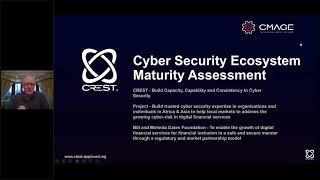 CREST Cyber Security Global Ecosystem Project Update