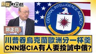 川普吞烏克蘭歐洲分一杯羹 CNN爆CIA有人要投誠中俄？【#新聞大白話】20250228-5｜#郭正亮#帥化民#介文汲